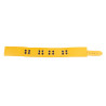 The Red Collier en cuir Ultra Jaune